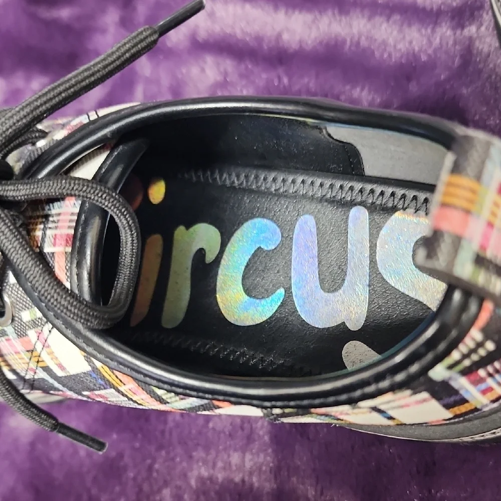 Circus by Sam Edelman Multicolor Plaid Platform Shoes